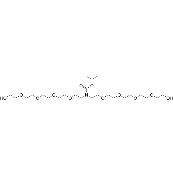 N-Boc-N-bis(PEG4-OH) 2093154-02-8